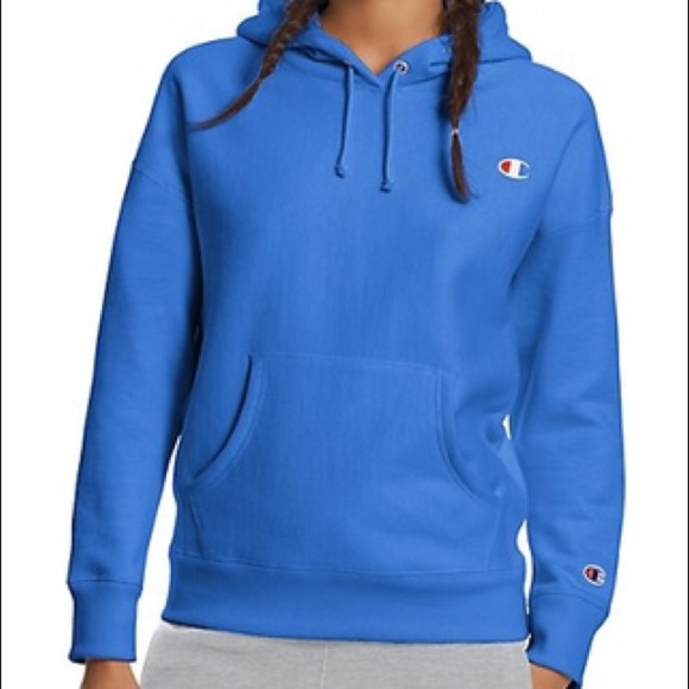 champion royal blue hoodie